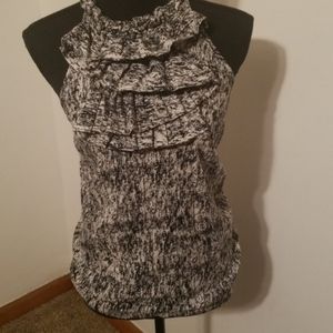 Cute halter ruffled top